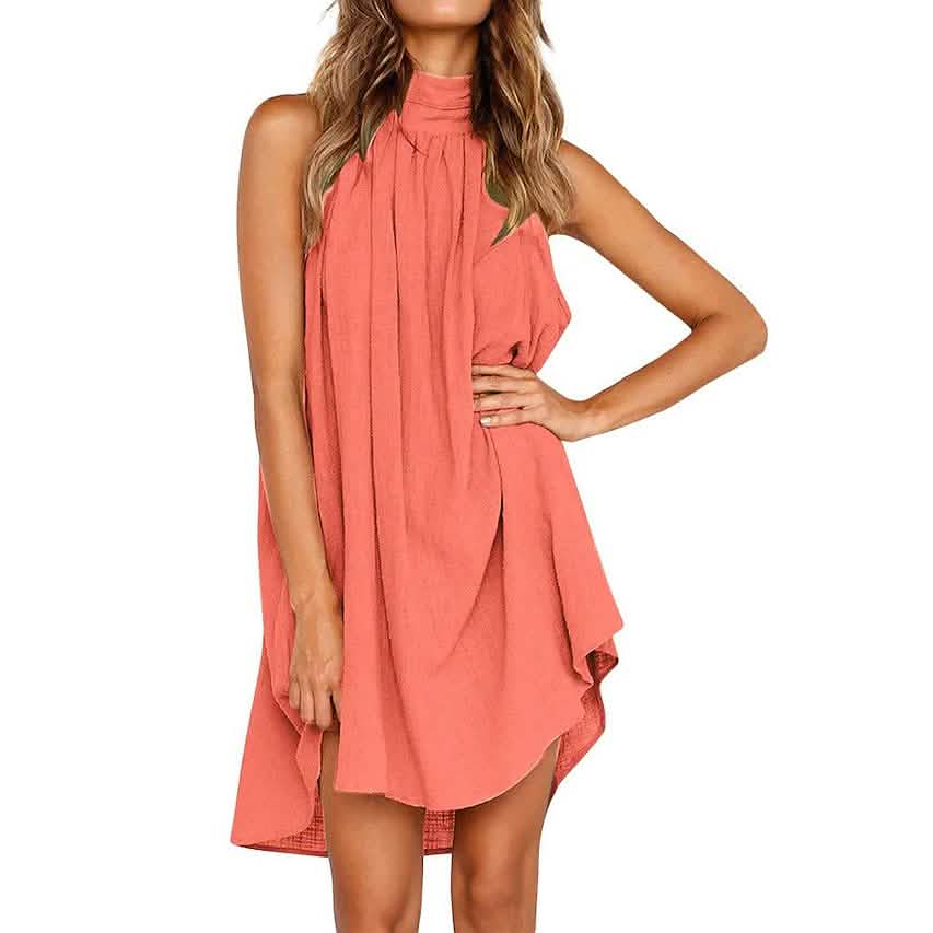 Women's Turtleneck T-Shirt Dress DailySale
