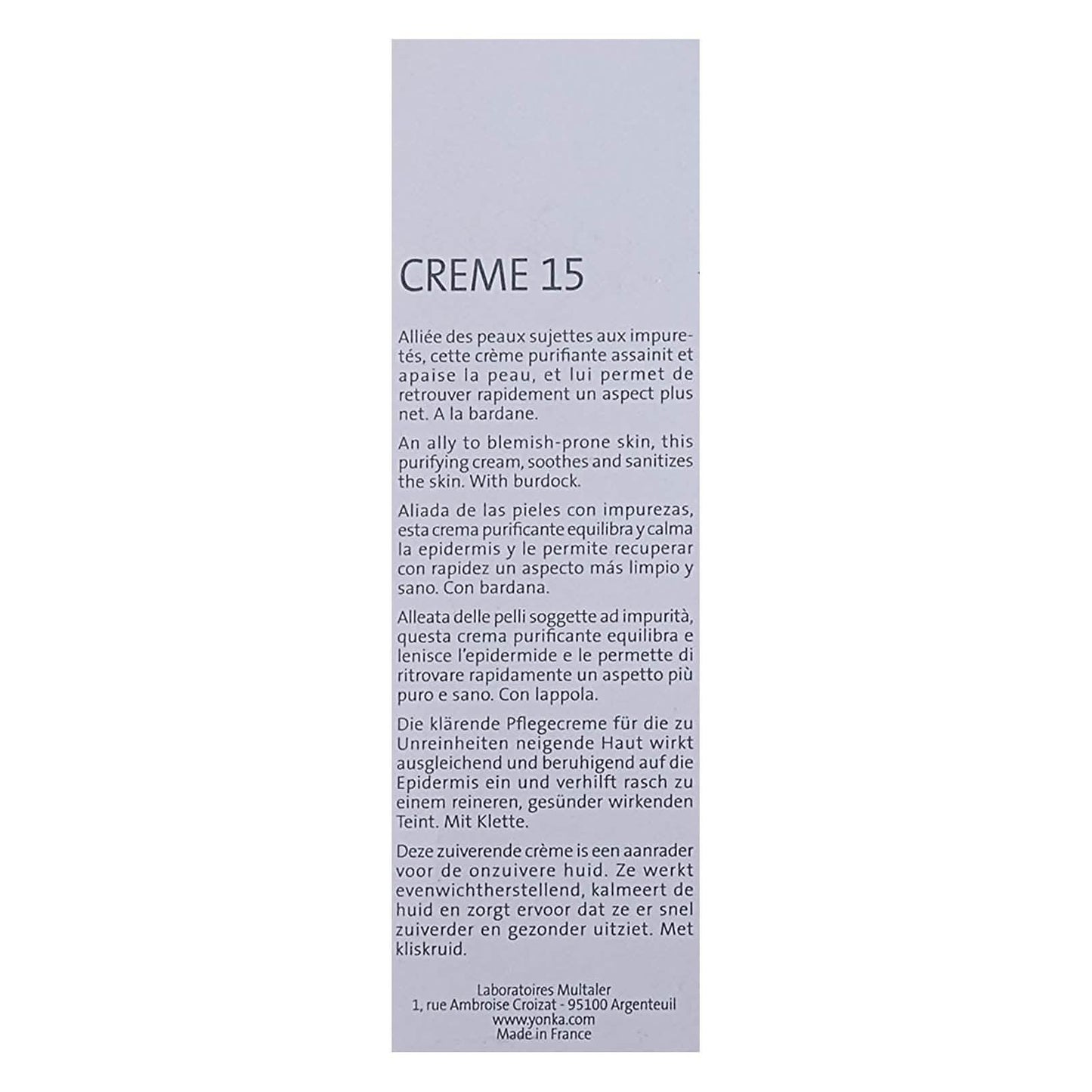 Yon-Ka Creme 15 Purifying & Soothing DailySale