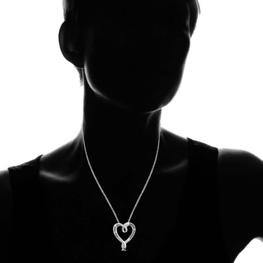 "You Hold My Heart Forever" Heart Necklace DailySale