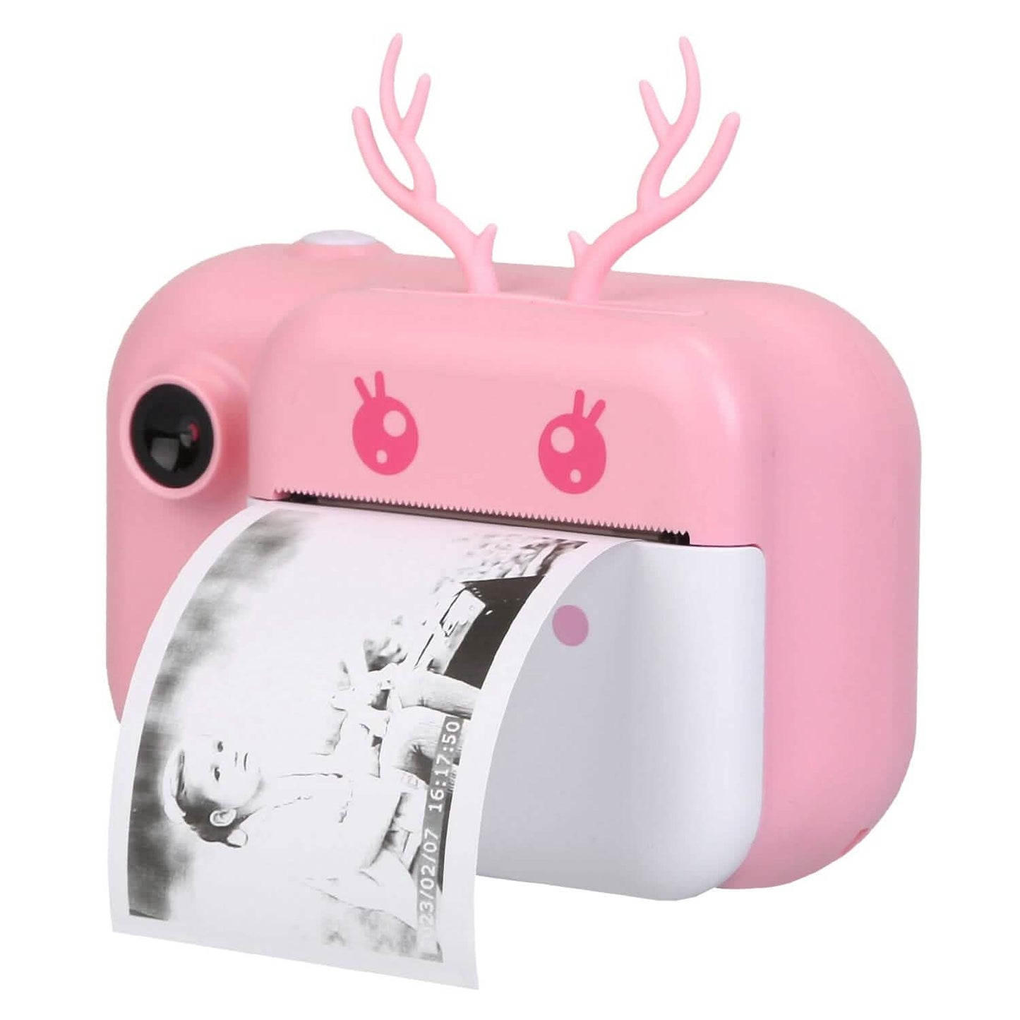 Zero Ink Selfie Camera 1080P HD Video Recorder with Dual Lens 3 Roll Print Papers DailySale