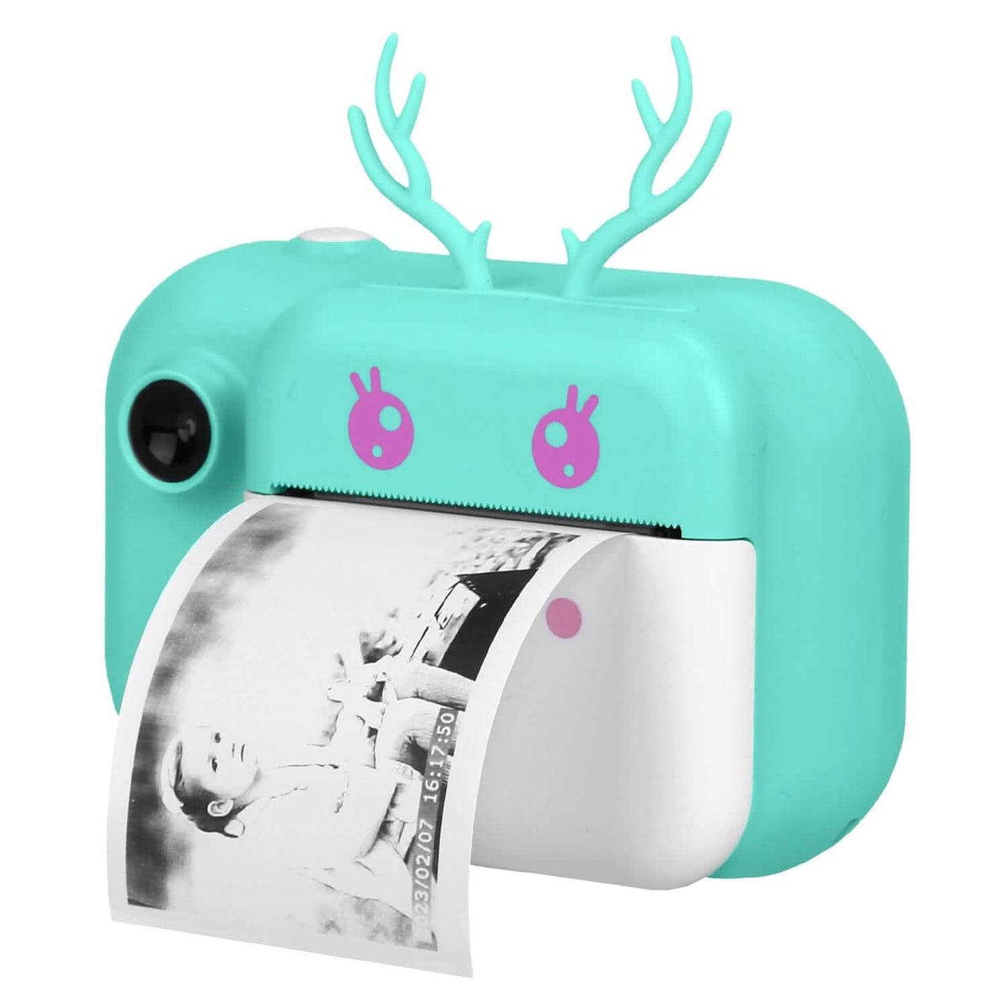 Zero Ink Selfie Camera 1080P HD Video Recorder with Dual Lens 3 Roll Print Papers DailySale