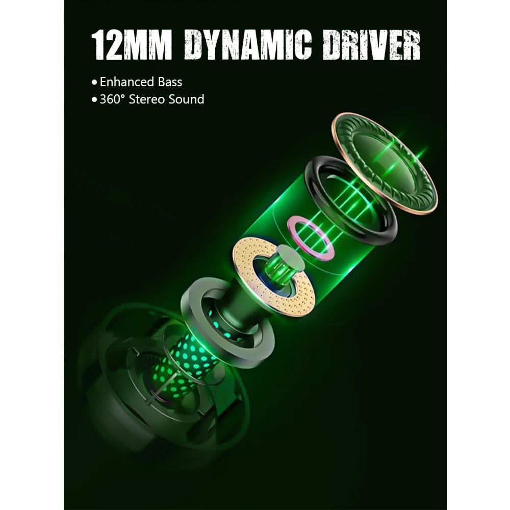 Zime Winner Gaming Headphones 65ms Low Latency TWS Bluetooth Earphone With Mic Bass Audio Sound Positioning DailySale