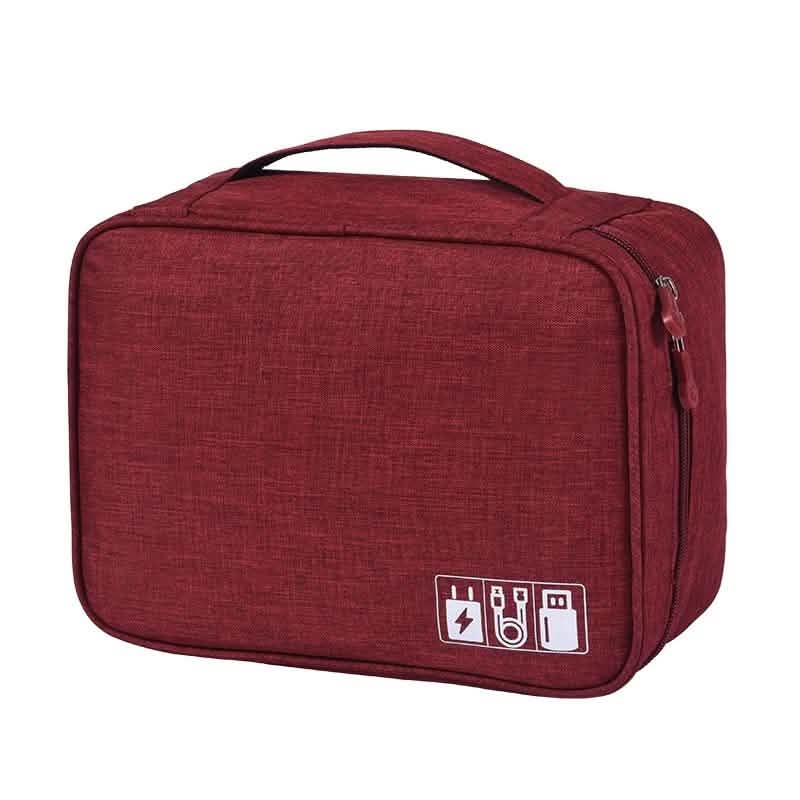 Zippered Cable Compartment Bag for Electronics Storage DailySale