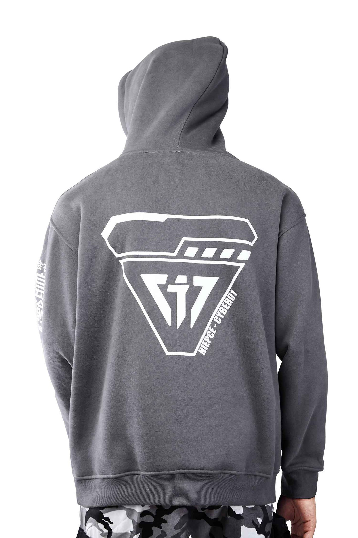 MHH1 Grey Niepce Cyber01 Hoodie