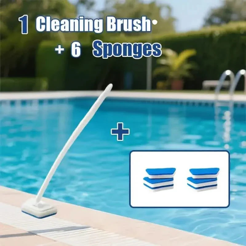 7-Piece Set: Detachable Cleaning Brush with 7 Sponges for Bathtub, Tile, Floor & Window DailySale