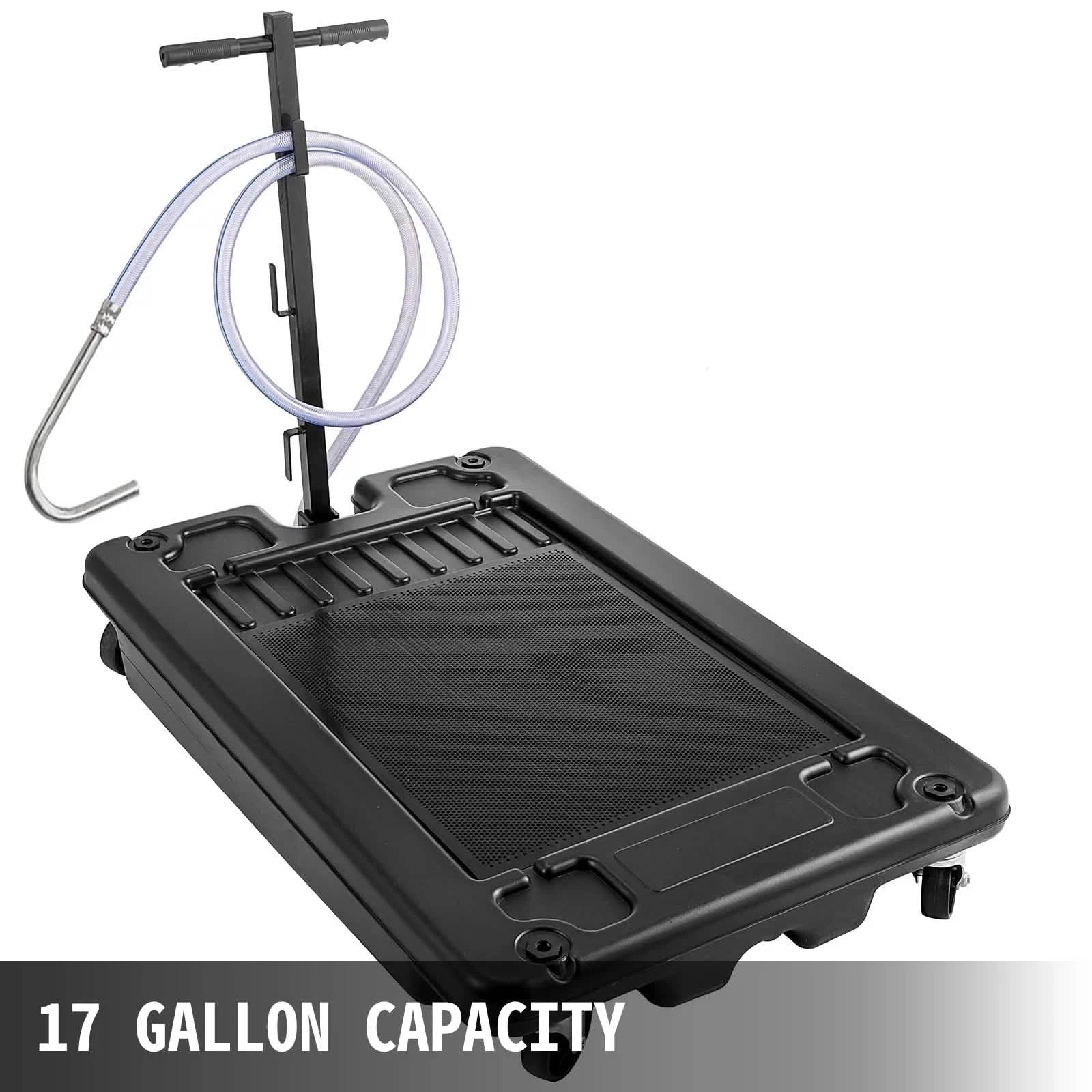 17 Gallon Low Profile Oil Drain with Electric Pump DailySale