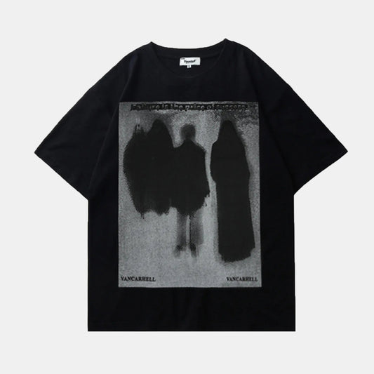 Back View Graphic Oversized T-Shirt - Large Print Luxury Streetwear Tee | Fashionbuy - FASHIONBUY
