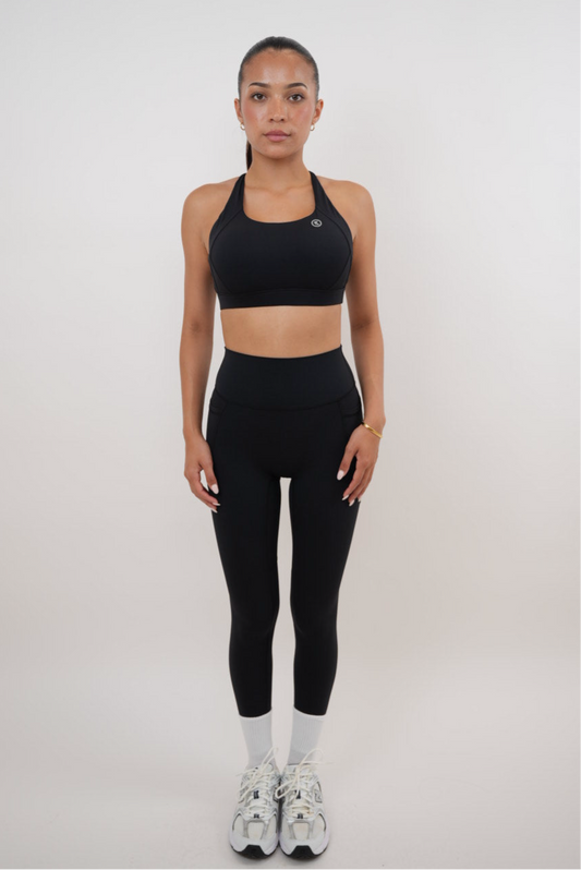 I Am Glowing Black Quick Dry Butter Soft Legging KIMITH BRAND