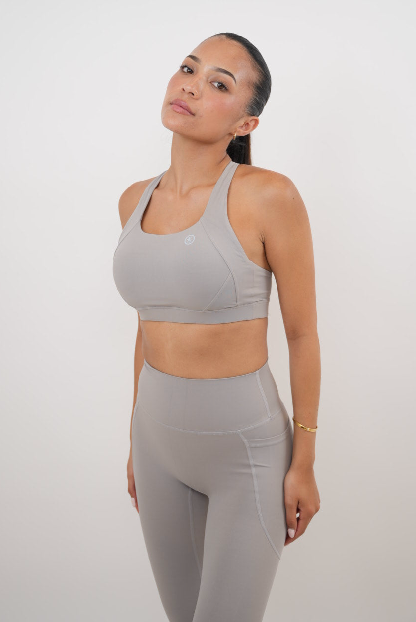 I Am Glowing Frosty Gray Quick Dry Butter Legging KIMITH BRAND