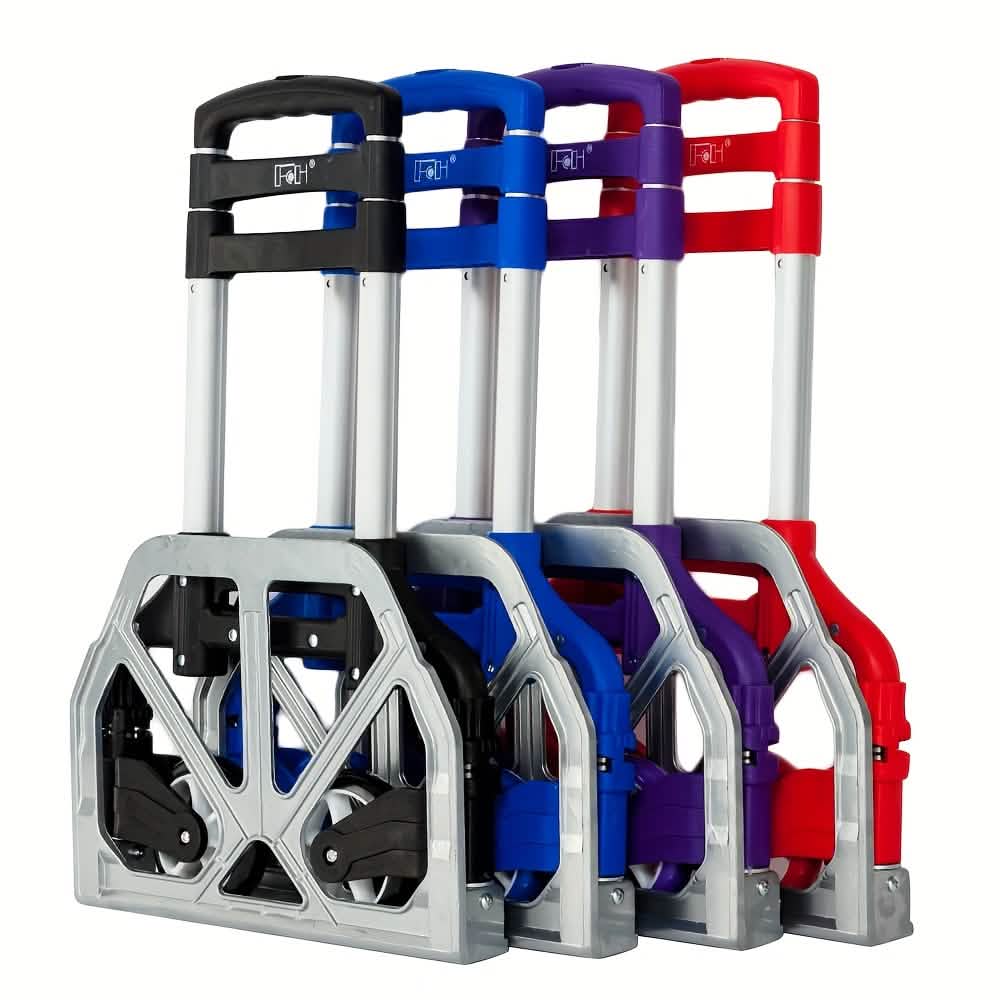 Folding Aluminum Hand Cart & Dolly – 165 lb Capacity | Lightweight & Portable DailySale