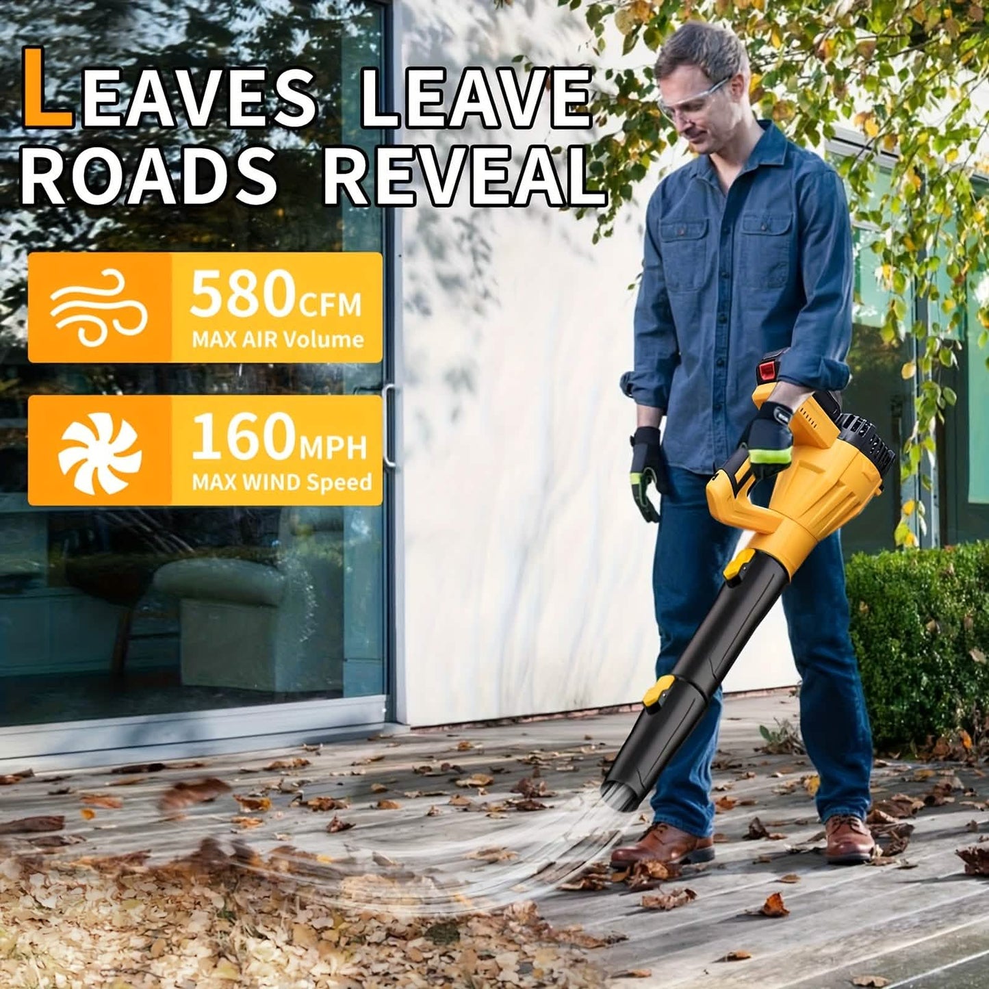 Powerful Cordless Leaf Blower DailySale