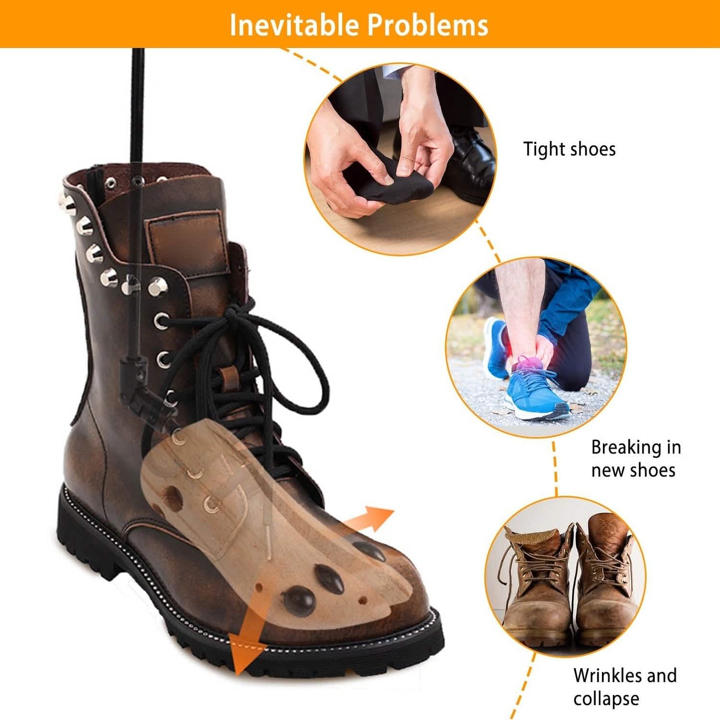1-Pair: Adjustable Boot Stretcher DailySale