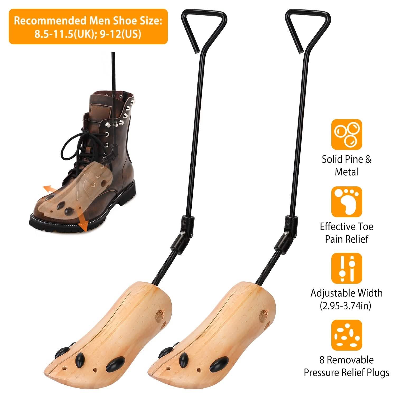 1-Pair: Adjustable Boot Stretcher DailySale