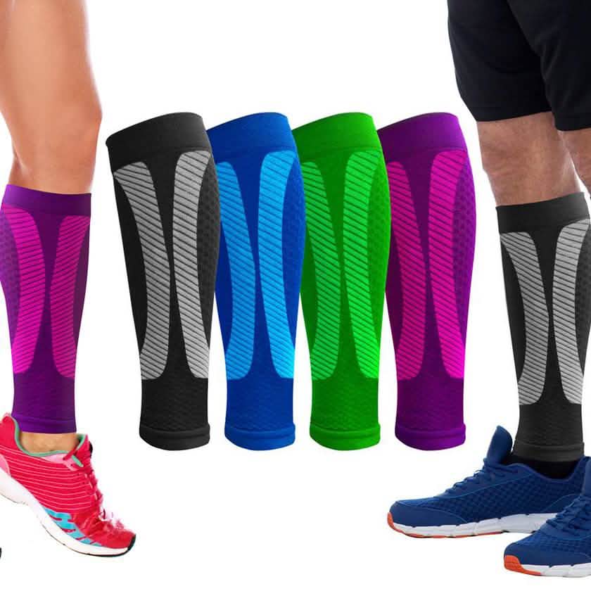 1-Pair: DCF Elite Unisex Calf Compression Sleeves DailySale