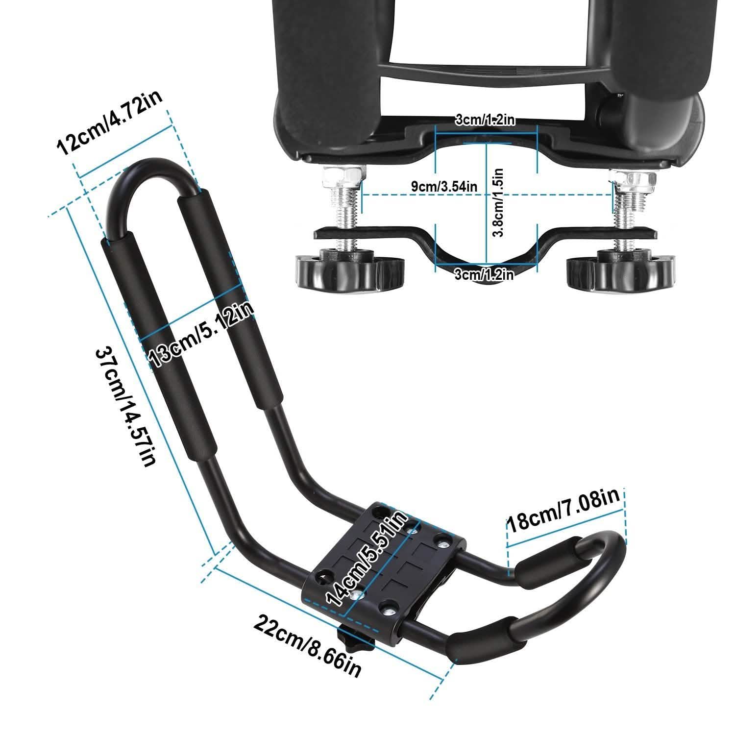 1-Pair: Universal J-Bar Kayak Carrier DailySale