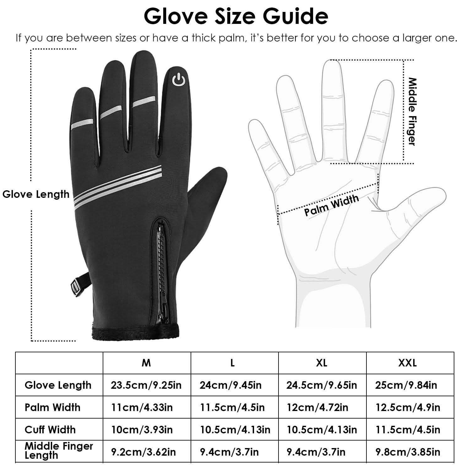1-Pair: Winter Touchscreen Thermal Gloves DailySale