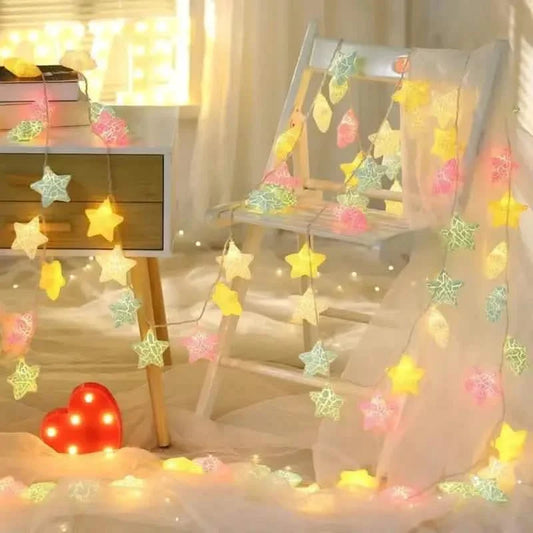 10-Light Crack Star String Lights DailySale