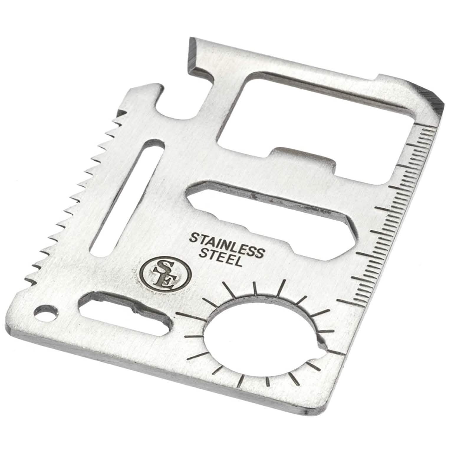 10-Pack: 11-in-1 Stainless Steel Survival Pocket Tool DailySale