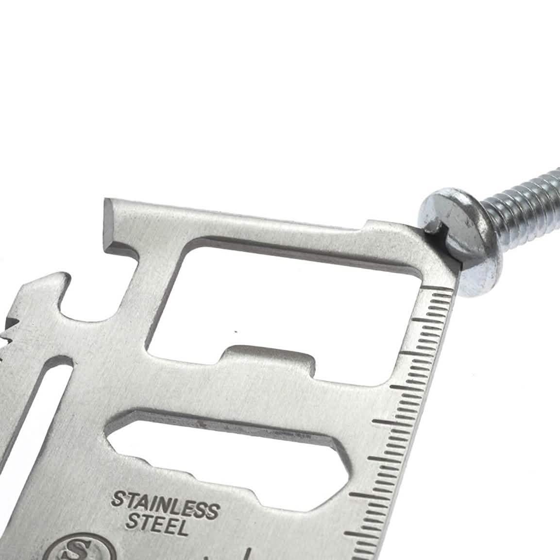 10-Pack: 11-in-1 Stainless Steel Survival Pocket Tool DailySale