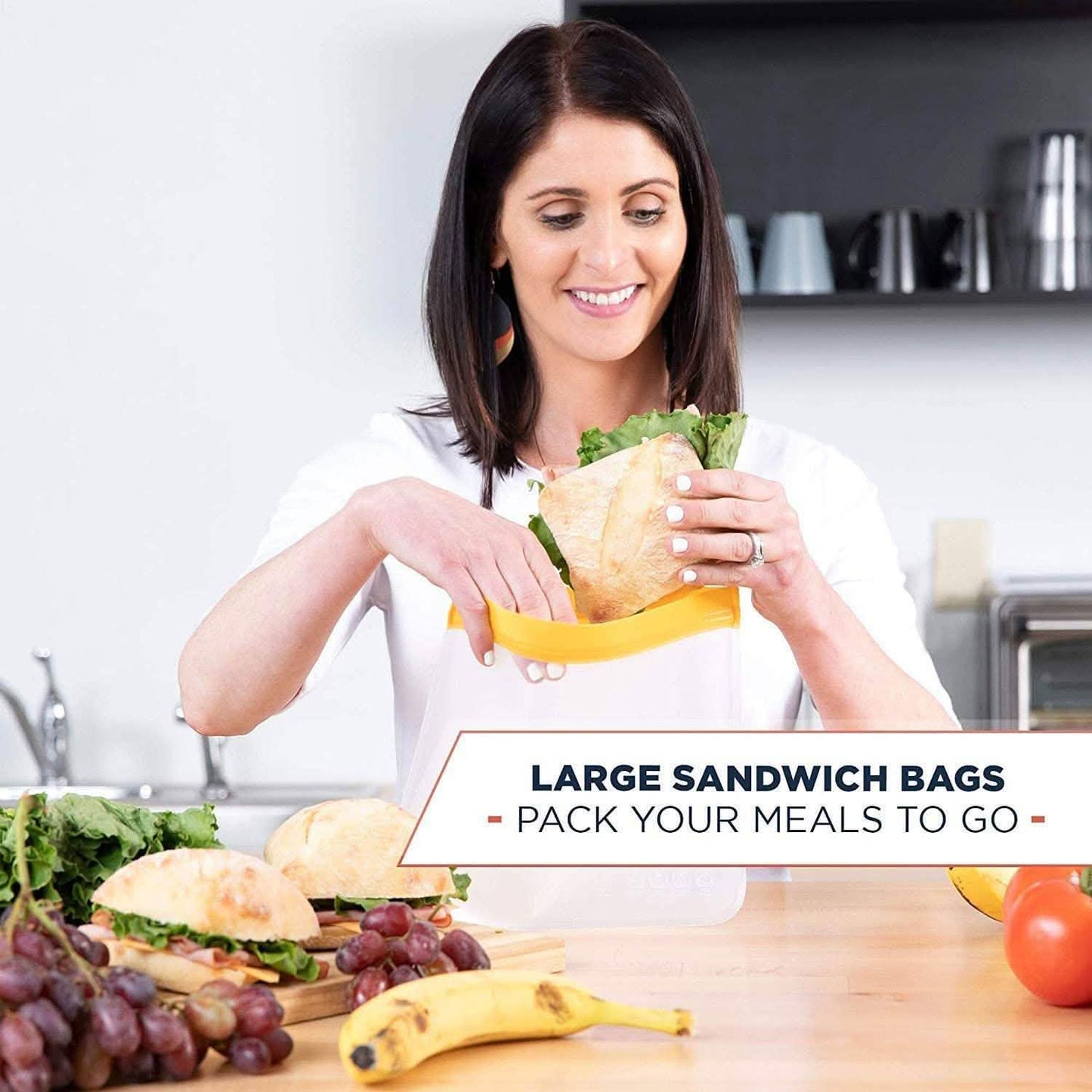 10-Pack: 32 oz Keeper Reusable Ziplock Bags DailySale