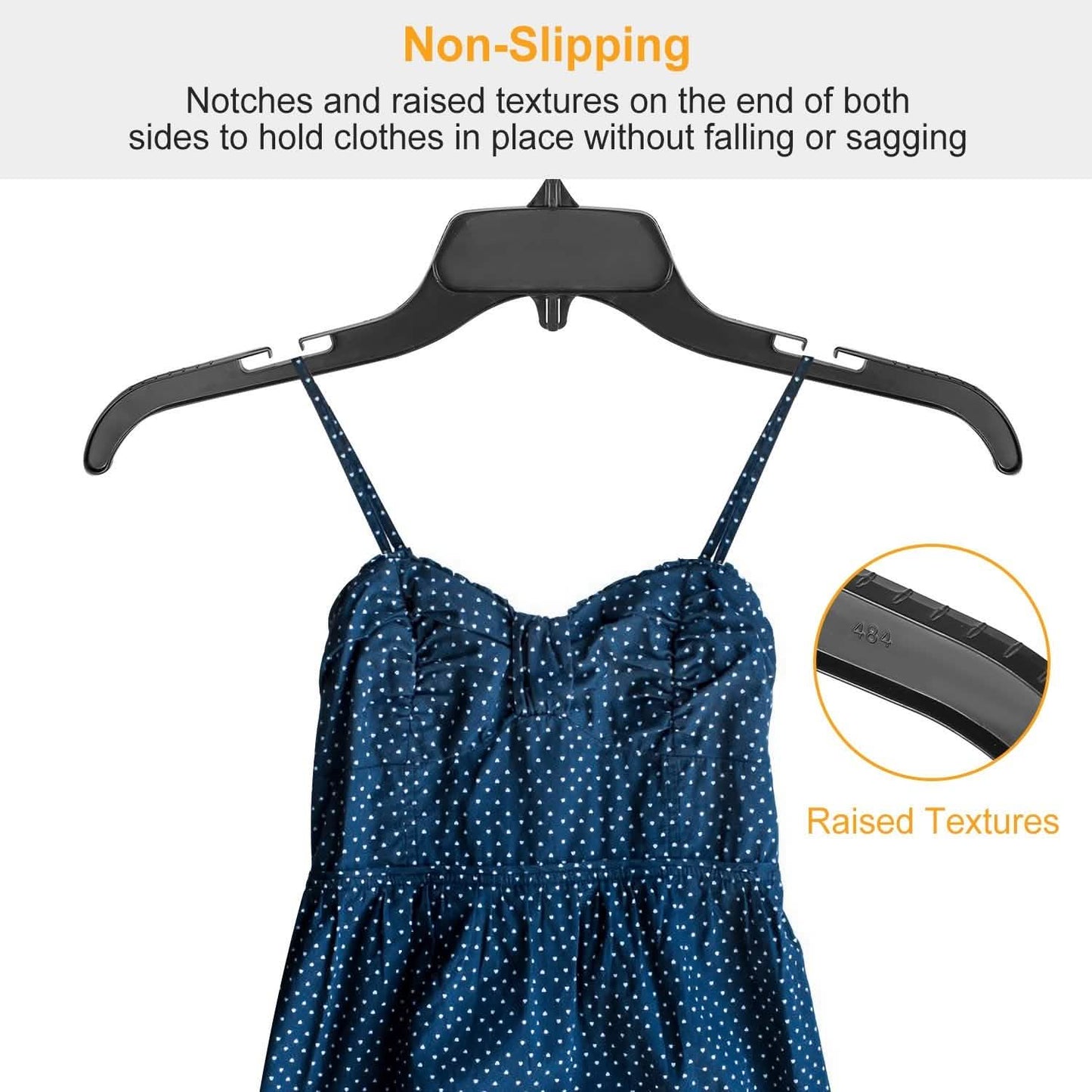 10-Pack: Clothes Hanger Non-Slip Notched Space-Saving DailySale
