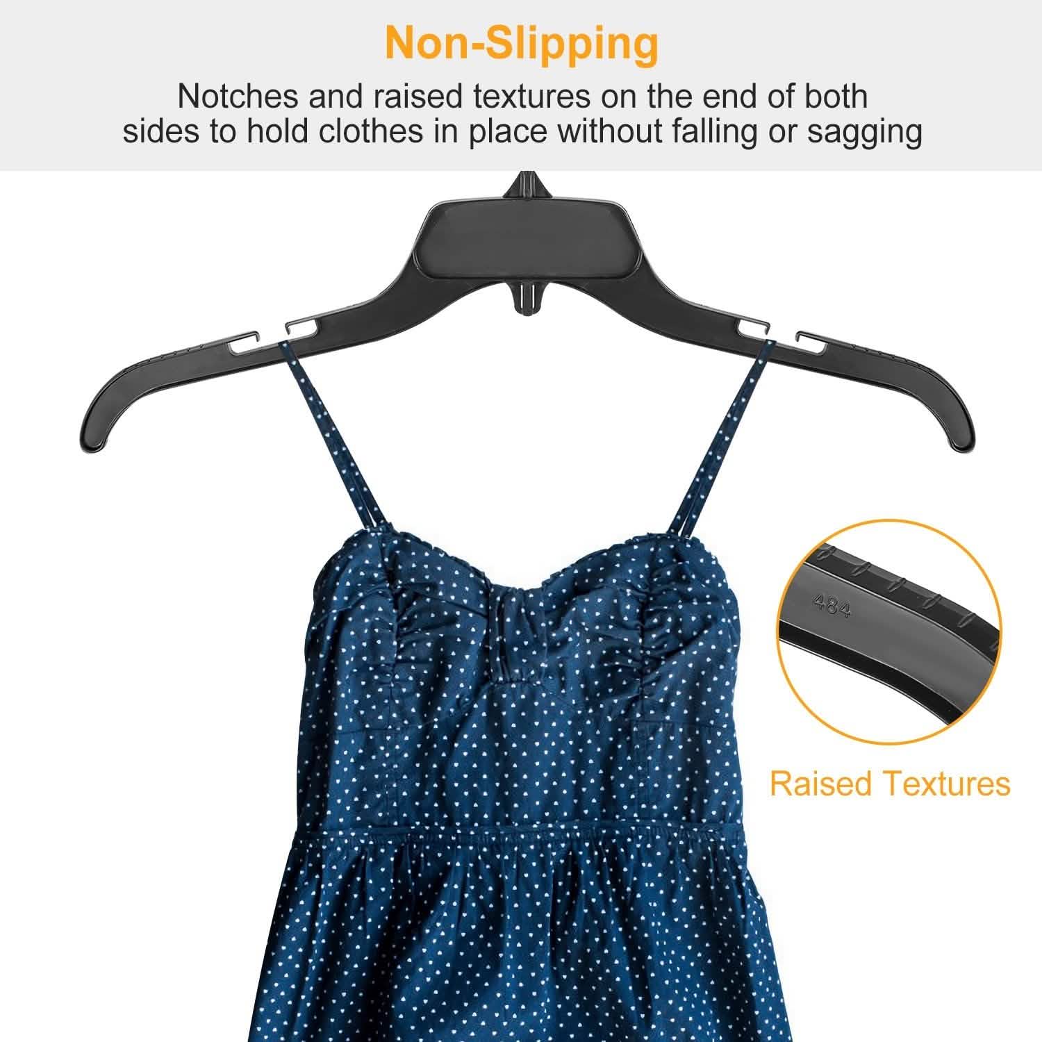 10-Pack: Clothes Hanger Non-Slip Notched Space-Saving DailySale