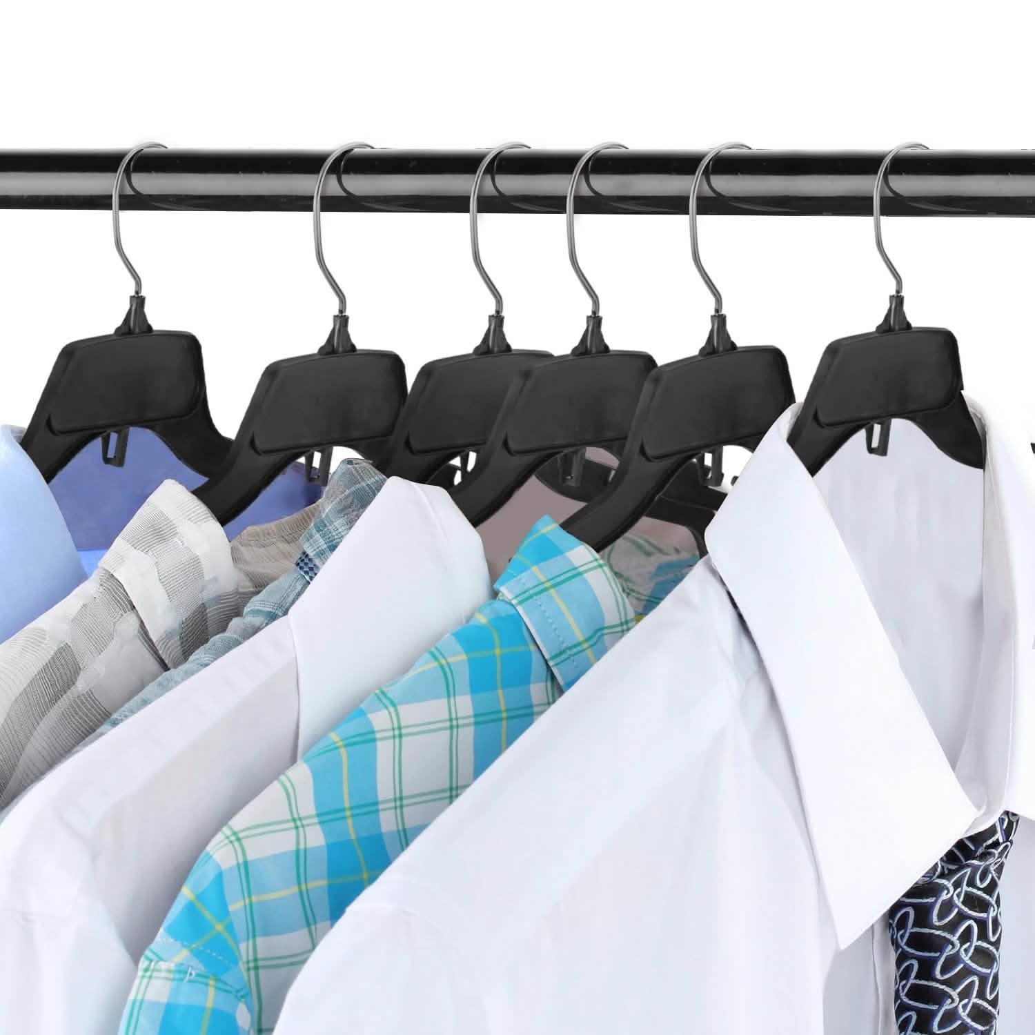 10-Pack: Clothes Hanger Non-Slip Notched Space-Saving DailySale