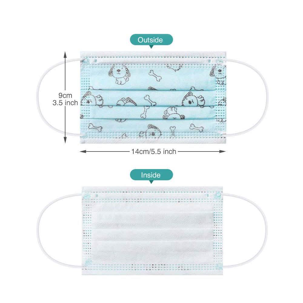 10-Pack: Kids Disposable Face Mask DailySale