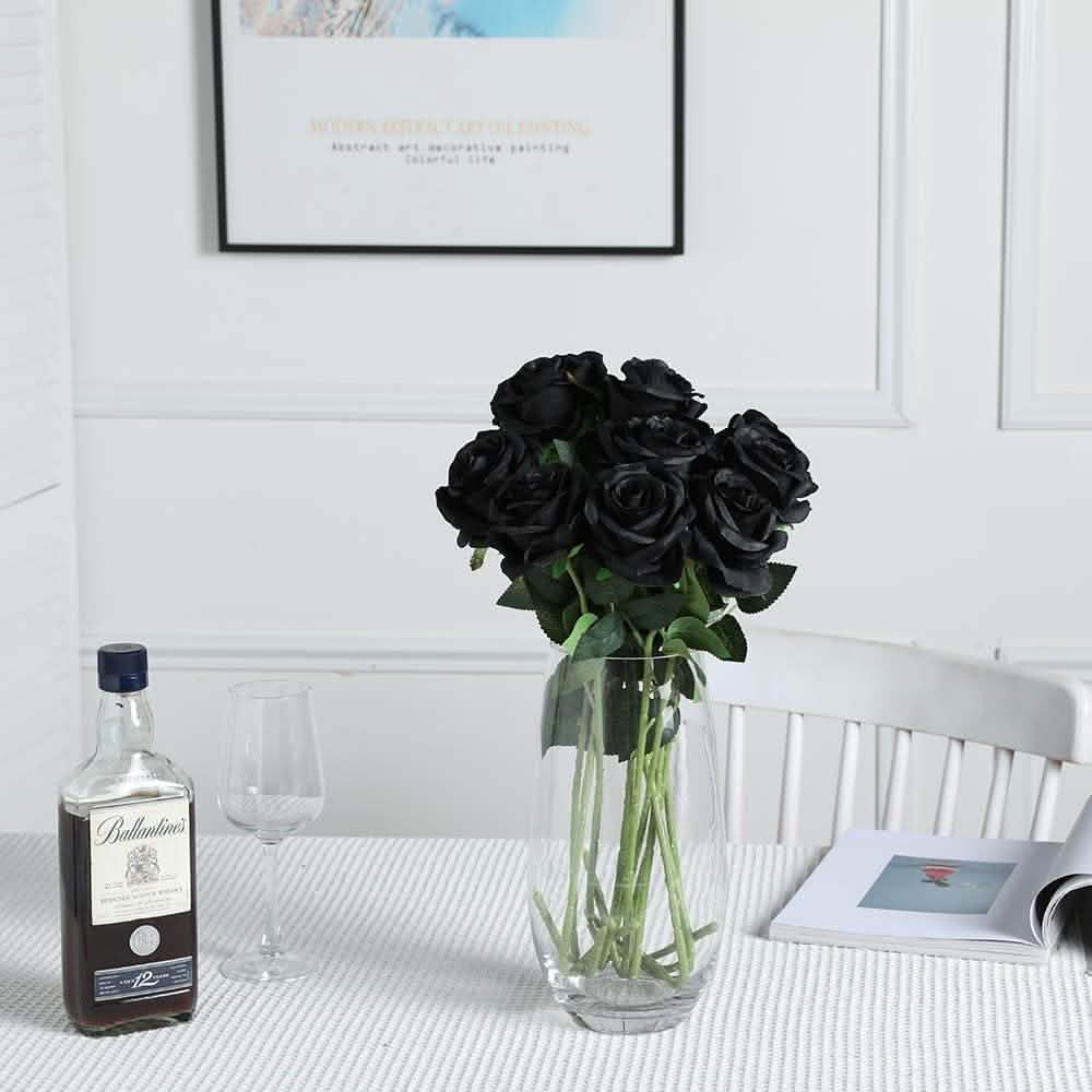 10-Pack: Nubry Artificial Silk Rose Flower Bouquet DailySale