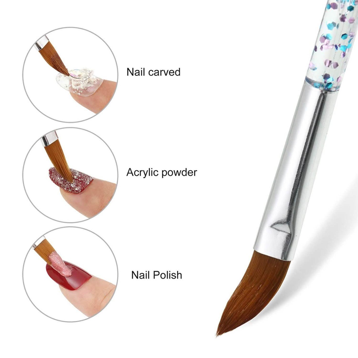 10-Pack: Premium Silicone 3D Nail Art Liner and Brushes Set DailySale