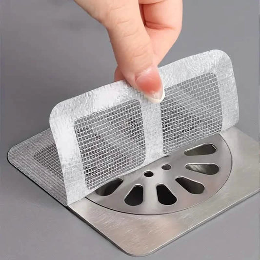 10-Pack: Shower Drain Hair Catcher Waterproof Mesh Stickers DailySale