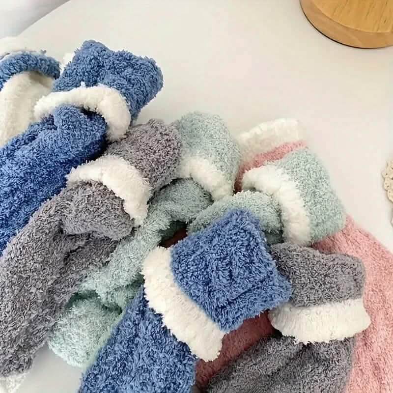 10-Pairs: Coral Fleece Crew Socks DailySale