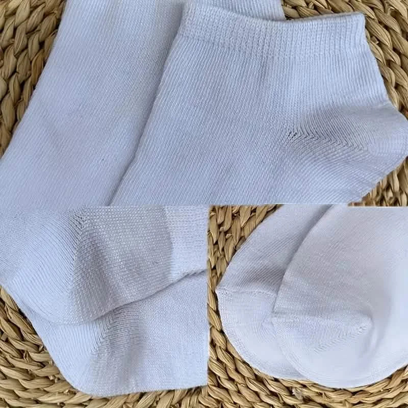 10-Pairs: Men's Solid Sport Low Cut Socks, Breathable Sweat-absorbing Comfy Soft Casual Simple Style Socks DailySale