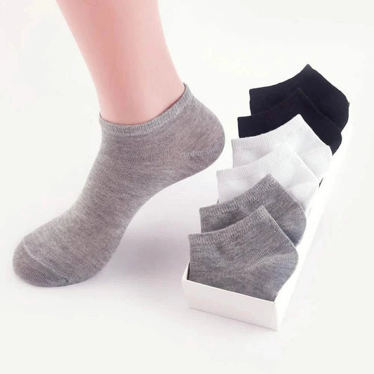 10-Pairs: Women's Solid Color Ankle Socks DailySale