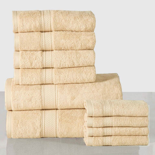 10-Piece: 600 GSM Lux Soft Cotton Towel Set DailySale