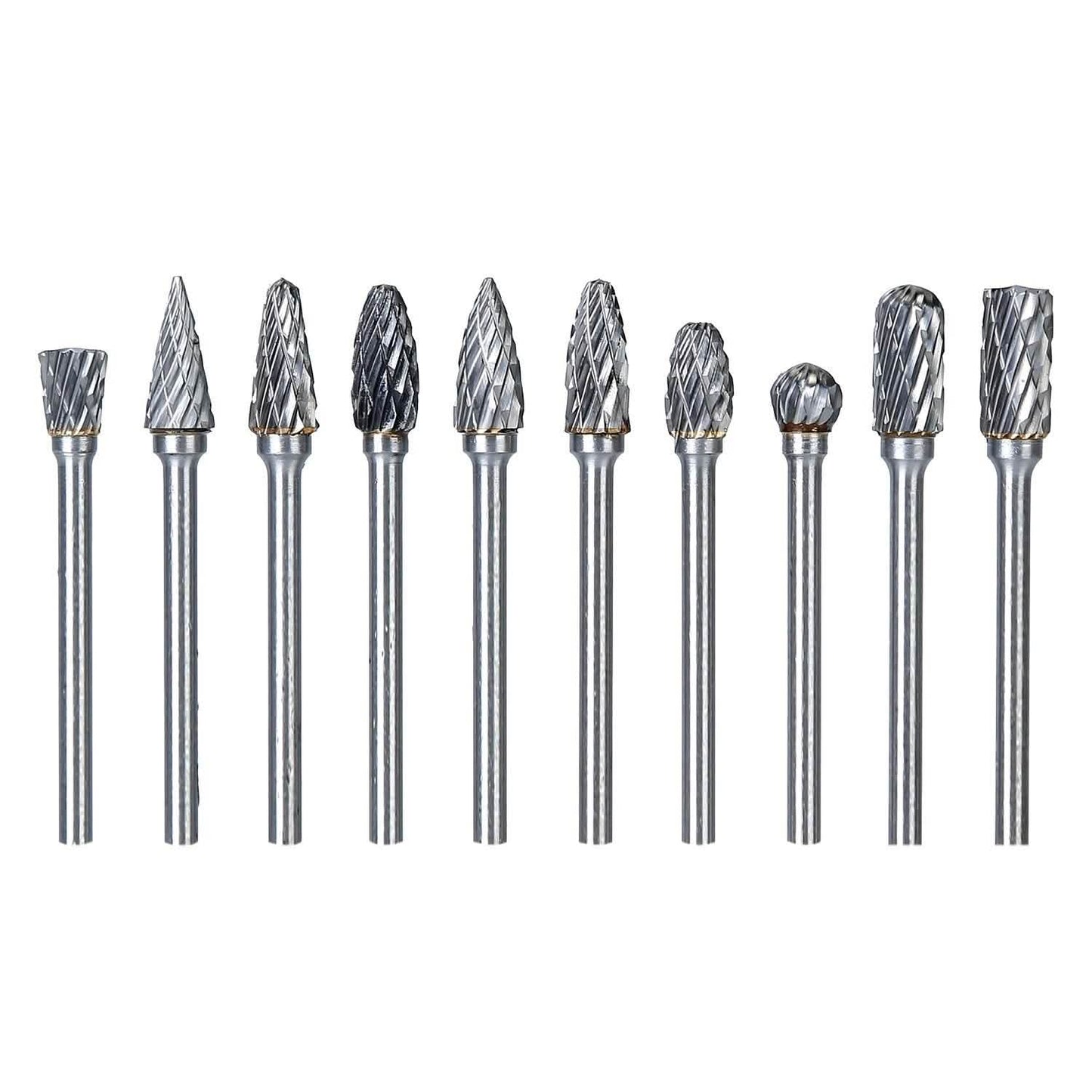 10-Piece: Double Cut Carbide Rotary Die Grinder Bit Set DailySale