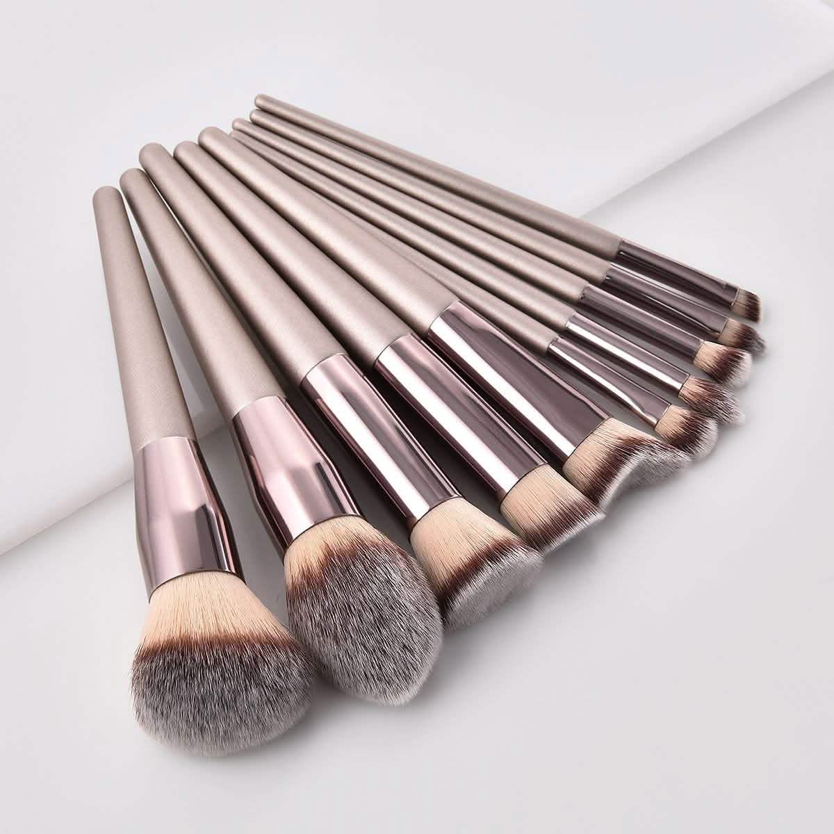 10-Piece: Glow Makeup Brushes DailySale