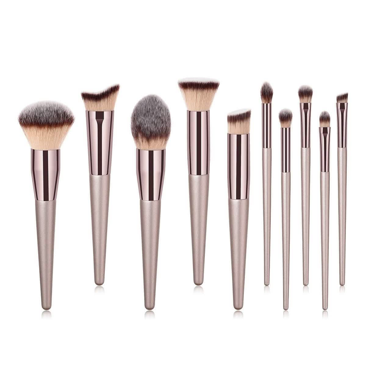 10-Piece: Glow Makeup Brushes DailySale