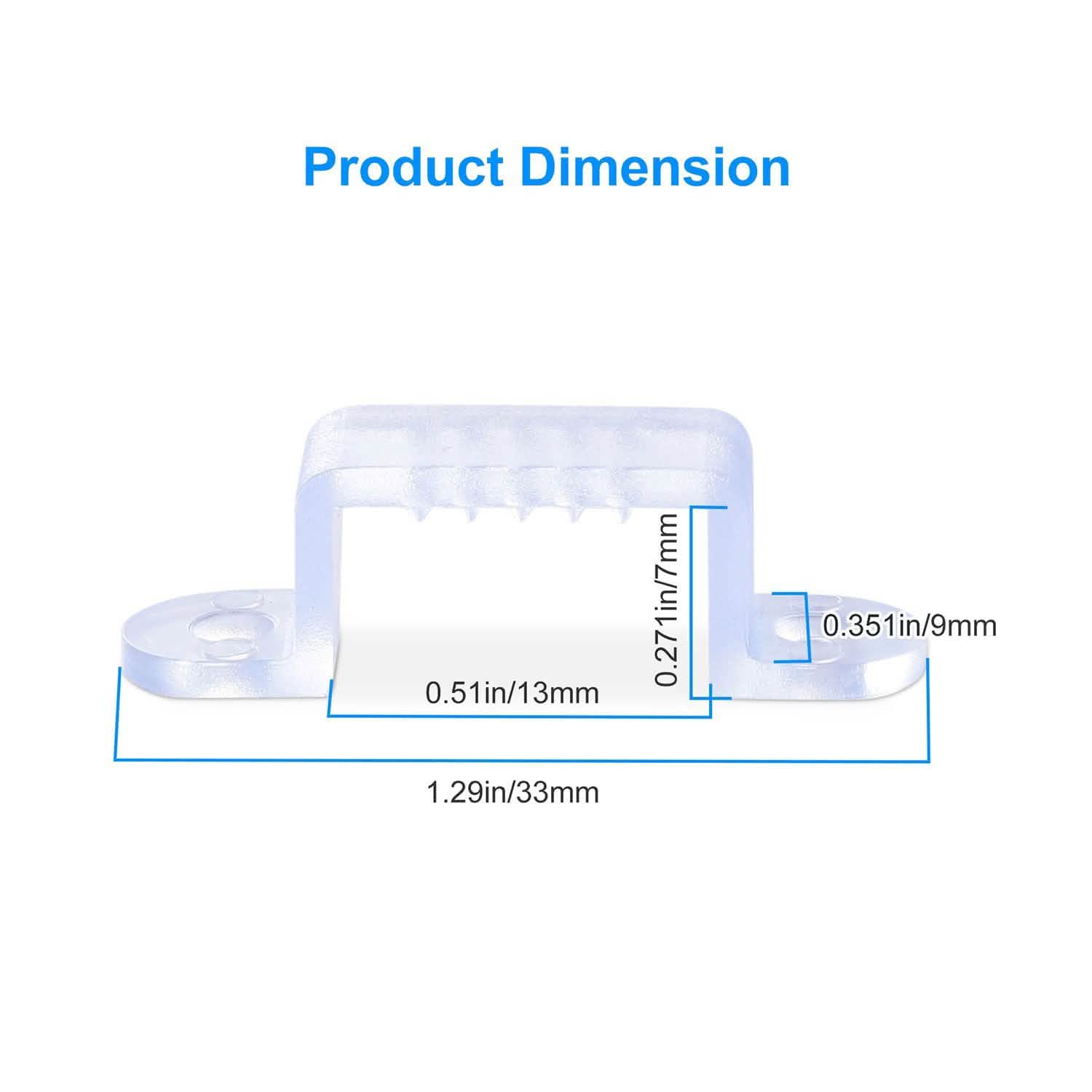 10-Piece: LED Strip Light Clips DailySale