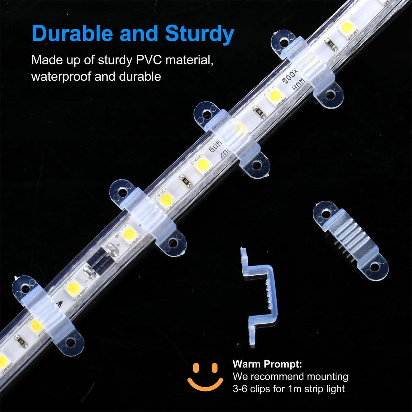 10-Piece: LED Strip Light Clips DailySale