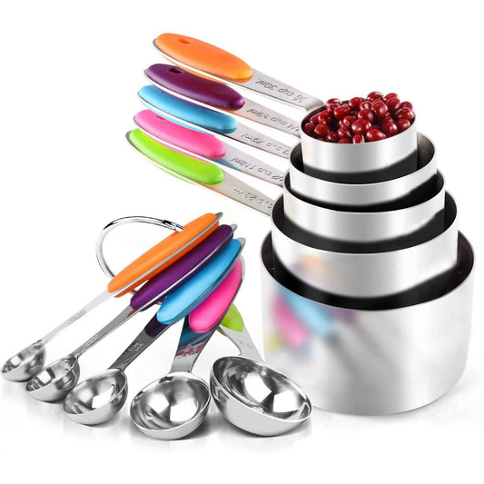 10-Piece: Measuring Cups and Spoons Set DailySale