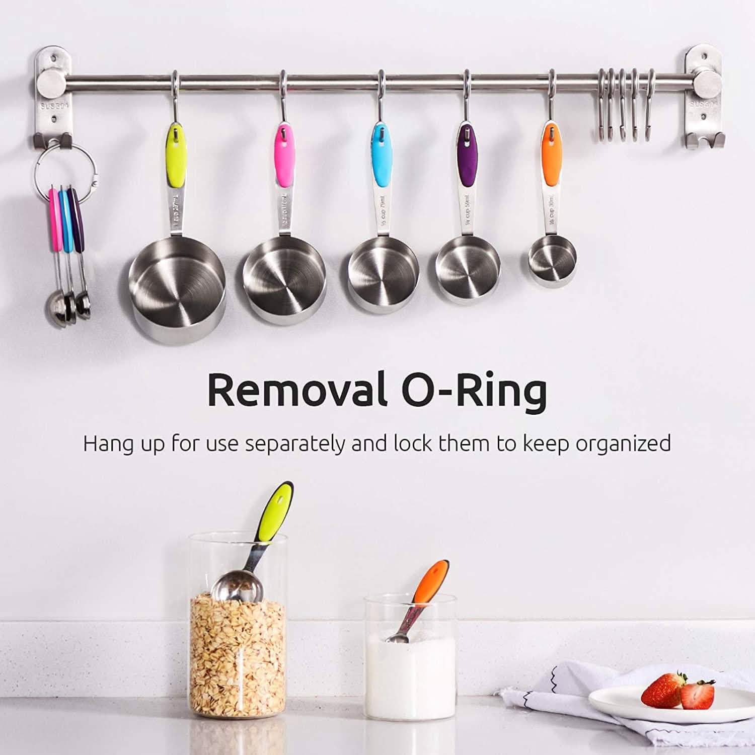 10-Piece: Measuring Cups and Spoons Set DailySale