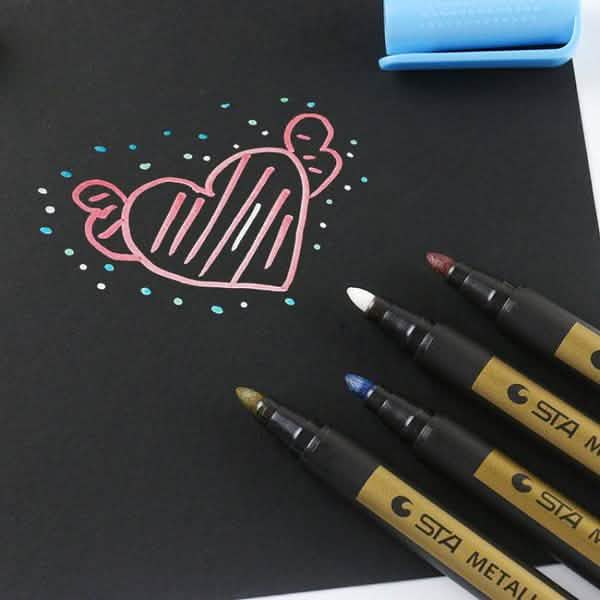 10-Piece: Metallic Paint Marker Pen Permanent DailySale