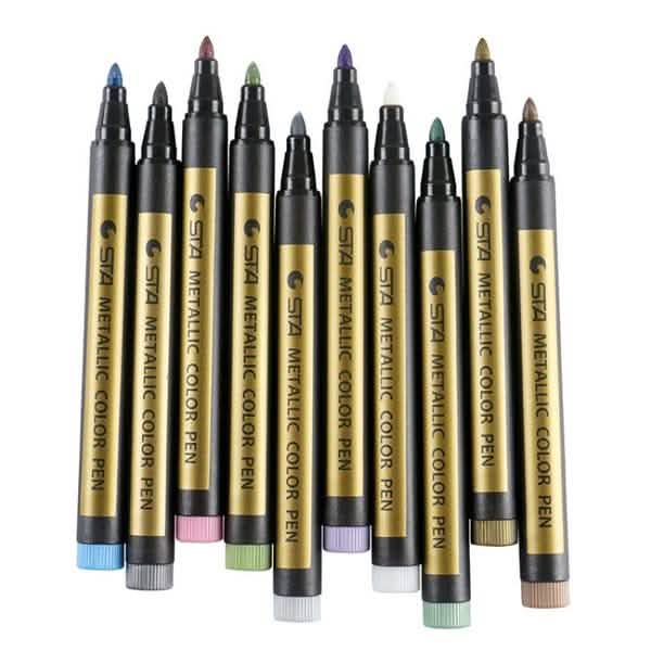 10-Piece: Metallic Paint Marker Pen Permanent DailySale