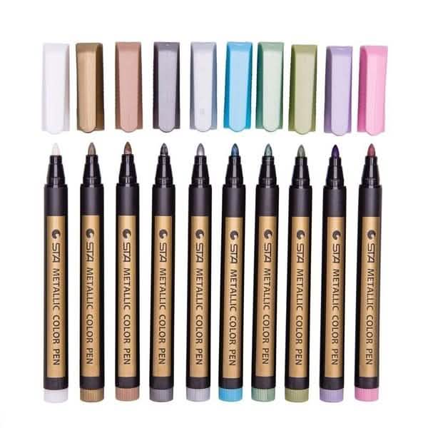 10-Piece: Metallic Paint Marker Pen Permanent DailySale