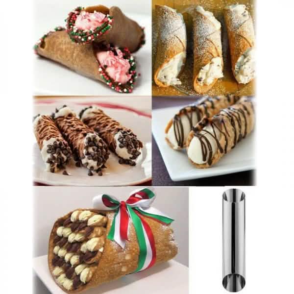 10-Piece: Non-Stick Buttercream Corner Danish Pastry Molds DailySale
