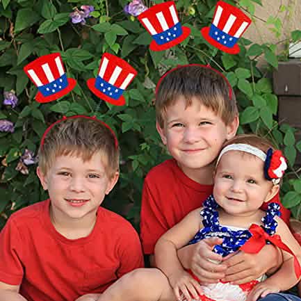 10-Piece: Patriotic Head Boppers Headband DailySale