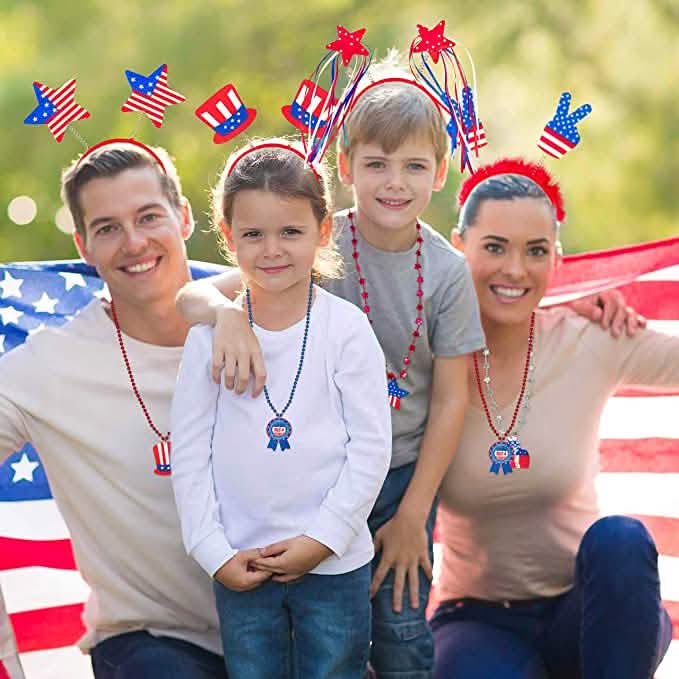 10-Piece: Patriotic Head Boppers Headband DailySale