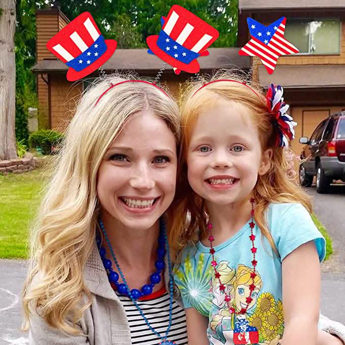 10-Piece: Patriotic Head Boppers Headband DailySale