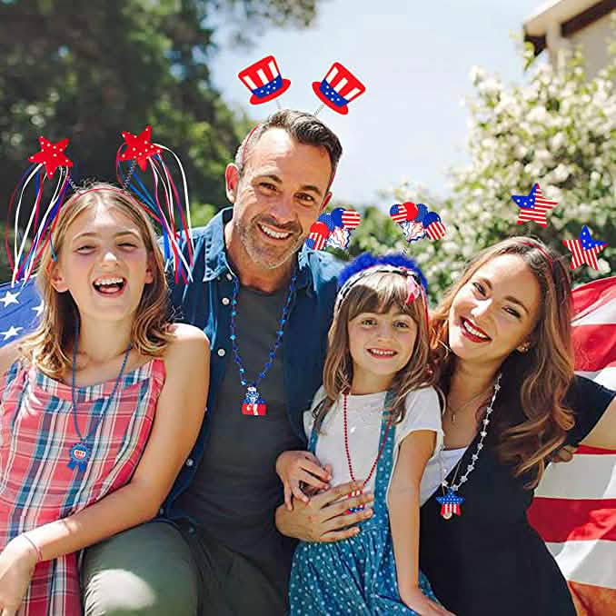 10-Piece: Patriotic Head Boppers Headband DailySale